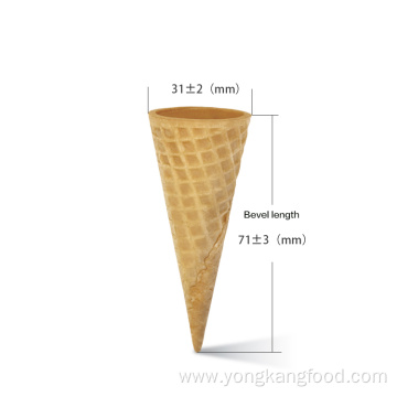 Single scoop crisp cone